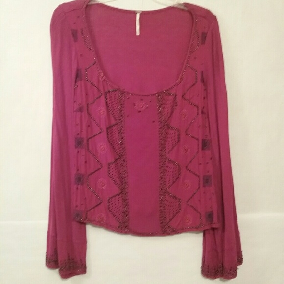 Free People Beaded top - Picture 1 of 6